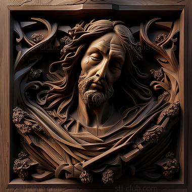 3D model st jesus (STL)